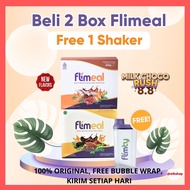 Flimty Flimeal MEAL REPLACEMENT Chocolate Flavor BY FLIMTY-1 Box Contains 12 Sachets 100% ORIGINAL BPOM HALAL Drink MEAL REPLACEMENT FLIMMEAL BY FLIMTY FIBER ORIGINAL Slimming DIET