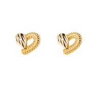 โปรโมชั่น jewelry คู่รักสไตล์เกาหลีต่างหูทอง 24K เหมือนกัน, ต่างหูสาวสไตล์รักโรแมนติก,ต่างหู，ต่างหูแฟชั่น，ต่างหูหนีบ 318e ราคาถูก สร้อยคอ สร้อยข้อมือ แหวน กำไล ทองเคลือบ ไม่คัน ไม่ดำ ไม่เขียว ทองปลอม ทองไมครอน ทองปลอม ไม่ลอก
