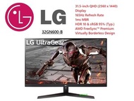 LG - 31.5 吋 32GN600 LG UltraGear™ QHD 支援 165Hz, 1ms 動態模式抑制技術 遊戲顯示器 (行貨3年保養)