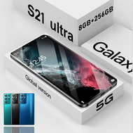 LazMallโทรศัพท์มือถือ Sumsung Galaxy S22 Ultra 5G  มือถือ 5G สมาร์ทโฟน RAM 16GB ROM 512GB โทรศัพท์มือถือ Android หน้าจอใหญ่ 7.5 นิ้ว รองรับ 2 ซิม