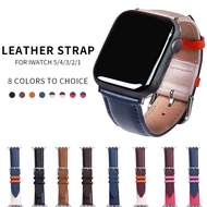 สายสำหรับApple Watch,สายรัดหนังขนาด42มม. 38มม. สายนาฬิกาข้อมือApple I Watch 44มม. 40มม. 5/4/3/2/1อุปกรณ์เสริม