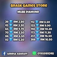 MLBB Diamonds Mobile Legend Diamond Game Murah Low Package ML Topup ML Top up MLBB Topup