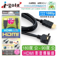 i-gota HDMI1.4版90度高畫質傳輸線(HDMI180-L002)