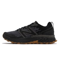 New Balance Hierro V7 Off-Road Running Shoes Black Gray Rubber Sole Reflective Gold Outsole Men's [ACS] MTHIERZ7D