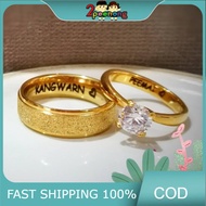 SPN แหวน แหวนแฟชั่น แหวนผู้ชาย แหวนคู่รักสลักชื่อ(แจ้งแบบและคำสลักทางแชตค่ะ) แหวนผู้หญิง แหวนทองครึ่งสลึงราคา แหวนคู่