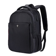 SUMDEX PON-1304BK 防盜USB充電多功能16吋電腦後背包黑色