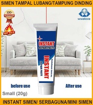 Simen Tampal Lubang/tampung Dinding / Instant Simen/ Simen Serbaguna/MINI Simen/ Simen Gam/glue - Simen