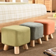 【AOTTO】日系無印風實木方形椅凳 換鞋凳 矮凳(買一送一 三色可選)