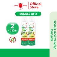 2x - Eagle Brand Naturoil Eucalyptus Disinfectant Spray 280ml