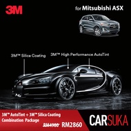 [3M SUV Silver Package] 3M Autofilm Tint and 3M Silica Glass Coating for Mitsubishi ASX, year 2011 - Present (Deposit Only)