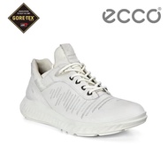【ecco】ST.1 LITE M 皮革防水運動休閒鞋 男鞋(白 50422401007)