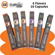 [Authentic] Caffitaly Nesspresso Coffee Capsule 6 flavors 10 capsules