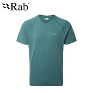 【RAB】Force SS Tee 透氣短袖排汗衣 男款 神話綠 #QBU55(透氣短袖排汗衣)