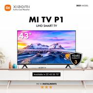 Xiaomi MI TV P1 43 inch UHD Smart TV 2021 43" | 3 Year Warranty | Authorised Reseller | Free 3-Day Delivery | Limitless 4K Display MEMC | Hands-free Google Assistant | Android TV | 4K Ultra HD | Dolby Vision and HDR10