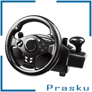 Racing Gaming Steering Wheel with Responsive Pedals Set Shifter for