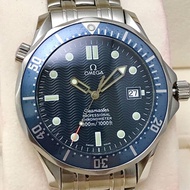 Omega 海馬手錶 · 300m · 男士 ☆ 自動上鍊 帶 2 條皮帶