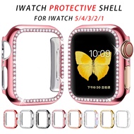 เคสกันชนเพชรสำหรับApple Watch,เคสสำหรับApple Watch Cover Series 5 4 3 2 1 38มม. 42มม. เคสสำหรับI Watch 5 4 40มม. 44มม. อุปกรณ์เสริมสำหรับนาฬิกา