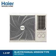 Haier HW-12MCQ13 1.5 HP Window Type Aircon | Inverter Grade R410 Refrigerant | 10.8 Energy Rating | Blue Fin Anti-corrosion Paint | 100% Copper Pipes