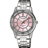 Casio นาฬิกาข้อมือผู้หญิง หน้าปัดกากเพชร สายสแตนเลส รุ่น LTP-1358 ของแท้ประกันศูนย์