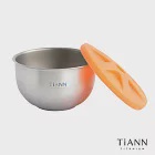 【鈦安純鈦餐具 TiANN】純鈦 雙層鈦_碗+蓋