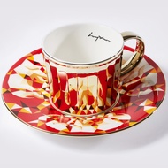 [LUYCHO] Mirror Coffee Cup &amp; Saucer _ Elephant