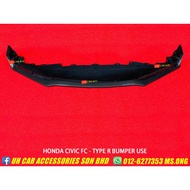 Honda Civic FC (TYPE R) Front Bumper Lip Diffuser Bodykit [READY STOCK]