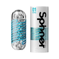全館免運優惠 情趣用品 送潤滑液 日本TENGA SPINNER 自動迴轉旋吸自慰杯 (TETRA/波刀紋)SPN-001