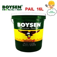 durable Boysen Permacoat Latex Pail 16L Arcylic Paint 16 Liters Semi Gloss Flat Latex 701 715 710 Concrete