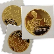 Amethyst / MAA Gold Coin | Gold Bar 999.9