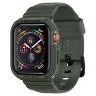 SGP / Spigen Apple Watch Series 6/SE/5/4 (44mm) Rugged Armor Pro 含錶帶防摔保護殼-軍綠