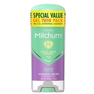 Mitchum Women Gel Antiperspirant Deodorant Twin Pack, Shower Fresh, 3.4oz.