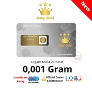 BABY GOLD 0.001 LOGAM MULIA EMAS MINI