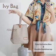 Roujee - Handbag Wanita Premium Jute Bag Bucket Bag [IVY BAG only]