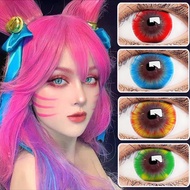 Cosplay Red Blue Colored Contact Lenses for Eyes Anime Lenses Colorful for Eye Color Lens Cosplay