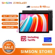 Teclast M40 Android10.0 tablet 10.1 inch 6GB RAM 128GB ROM 8MP Camera Dual 4G Phone Call Bluetooth5.0 tablet pc