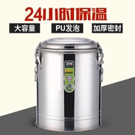 304不銹鋼保溫桶商用水龍頭奶茶桶店保溫飯桶粥桶加厚雙層涼茶桶