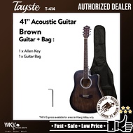 Tayste T411 41 inch High Quality Acoustic Guitar Package (COMBO Set/ Gitar Akustik/ Standard/ Cutaway/ Gitar Kapok)