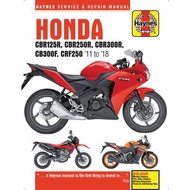Honda Cbr125r Cbr250r Cbr300$ Cb300f & Crf250 ’11 to ’18
