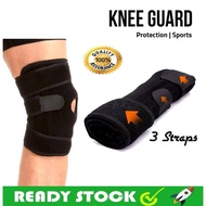 Ready Stock Premium Pelindung Lutut Bersukan Kuaiti Premium Knee Guard Protection Support Spring Relieve Pain Sport