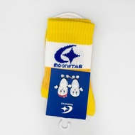 日本月星Moonstar機能童襪  機能棉 童襪-黃(中大童段)