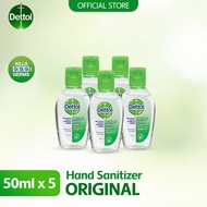 [Bundle Deal] Dettol Hand Sanitiser Original 50ml x 5units