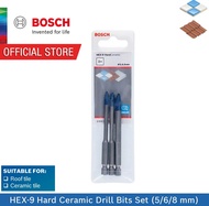 Bosch HEX-9 Hard Ceramic Drill Bits Set 3pcs 5/6/8mm
