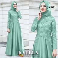 Kaella Maxy Dress Muslimah Terbaru 2021 / Gamis Wanita / Dress Wanita / Gamis Brukat / Dress Brukat / Baju Muslim Wanita / Gamis Brokat / Baju Gamis Modern / Gamis Murah / Gamis Pesta / Gamis Syari