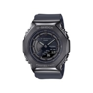 CASIO卡西歐 G-SHOCK 八角金屬殼雙顯手錶-黑灰 GM-S2100B-8A_40.4mm