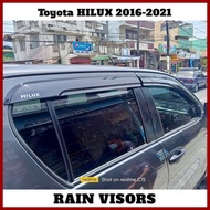 Toyota HILUX RAIN VISOR revo/conquest 2016-2021 (hilux accessories)
