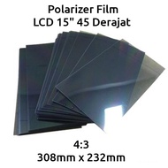 15 inch 45 Degree Polarized LCD TV Monitor Film Polarizer
