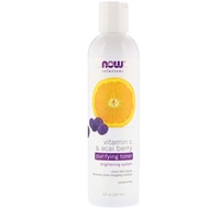 Now Foods Solutions Purifying Toner with Vitamin C &amp; Acai Berry