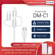 Oppo oase DM C1 Original USB Cable Charging Cable 3IN 1