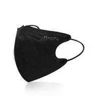 【HAOFA x MASK】3D 氣密型立體口罩 霧黑色成人款│50入/盒