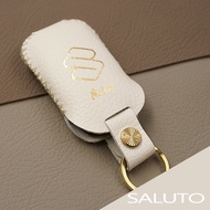 【2M2】SUZUKI SALUTO 125 台鈴電動機車 鑰匙套 鑰匙圈 鑰匙包 皮套 感應鑰匙皮套 手工燙金款